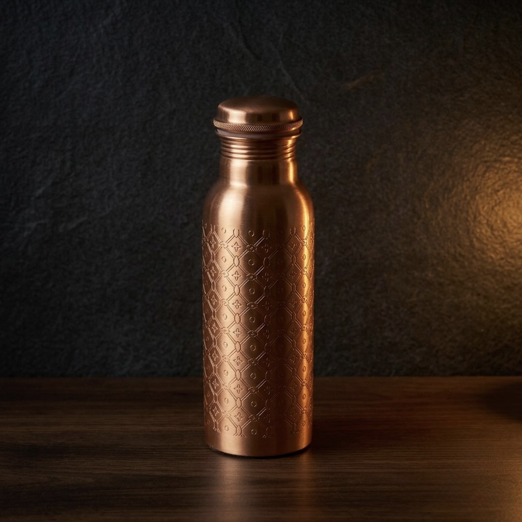 Copper Bottle Diamond Pattern