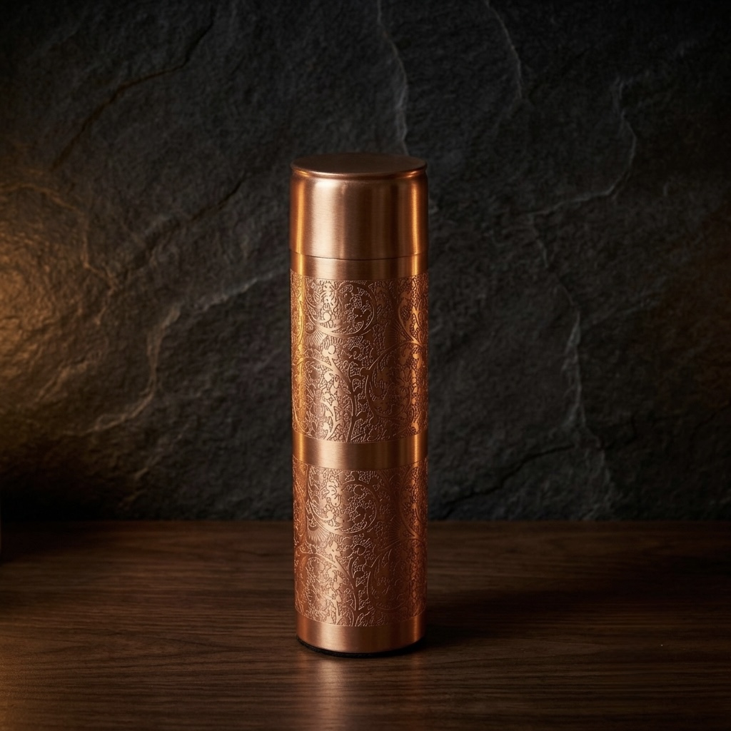 Copper Bottle Floral