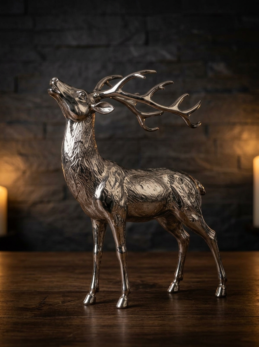 Silver Deer Standing