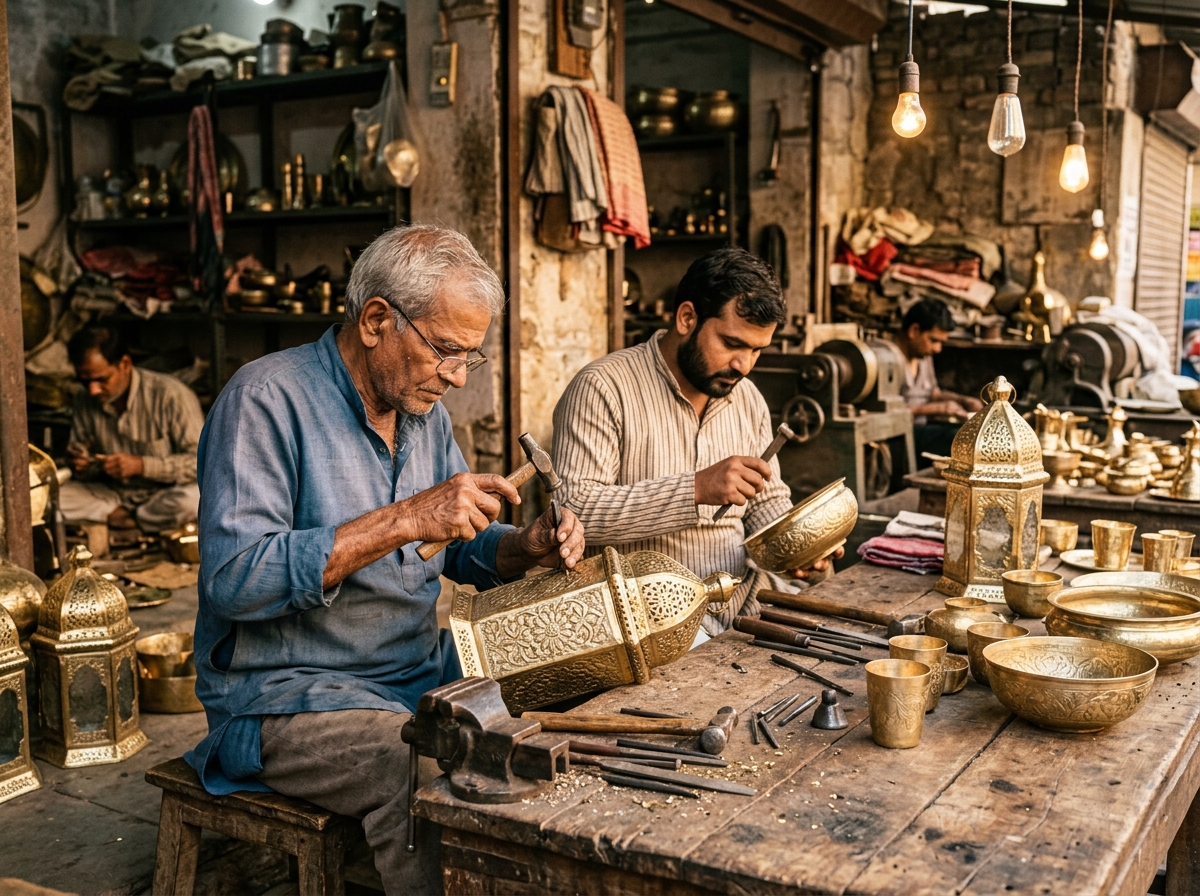 Skilled artisans at Sarte Global Exports